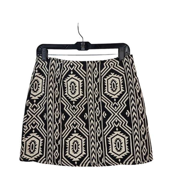 Mink Pink Women's Pardon My Freedom Black Southwest Print Skirt - M - Picture 5 of 6